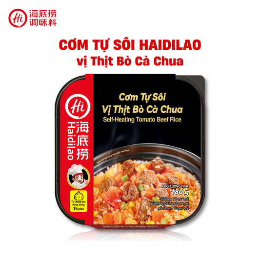 cơm tự sôi haidilao vị thịt bò cà chua ( thùng 12 hộp)