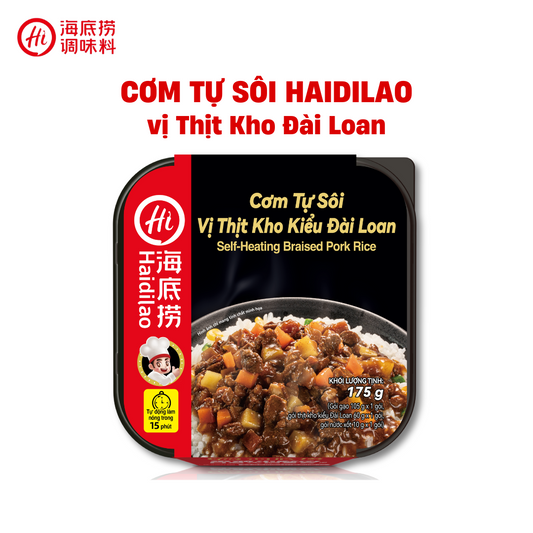 cơm tự sôi haidilao vị thịt kho kiểu đài loan ( thùng 12 hộp)