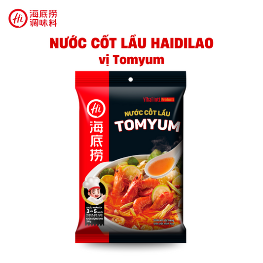 Nước Cốt Lẩu Haidilao Vị Tomyum ( Thùng 34 Gói)