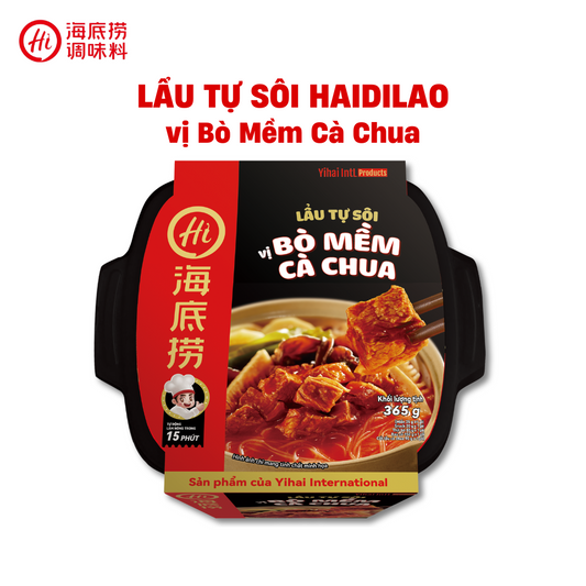 LẨU TỰ SÔI HAIDILAO VỊ BÒ MỀM CÀ CHUA ( THÙNG 18 HỘP )