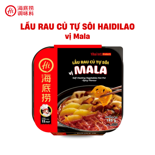 LẨU TỰ SÔI HAIDILAO VỊ RAU CỦ MALA ( THÙNG 18 HỘP )