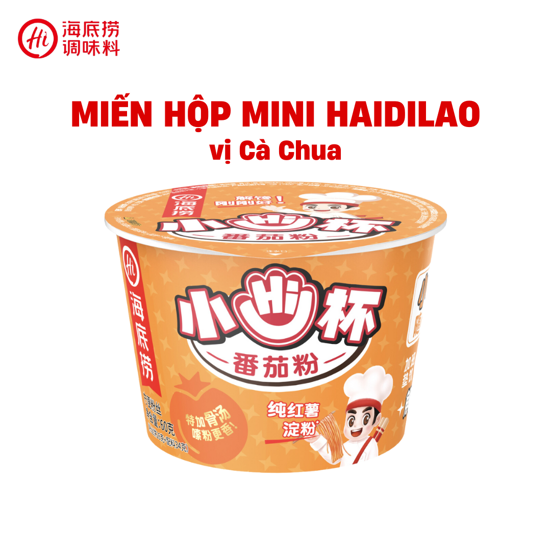 Miến Mini Haidilao - Đủ Vị Thơm Ngon ( Thùng 24 Hộp )