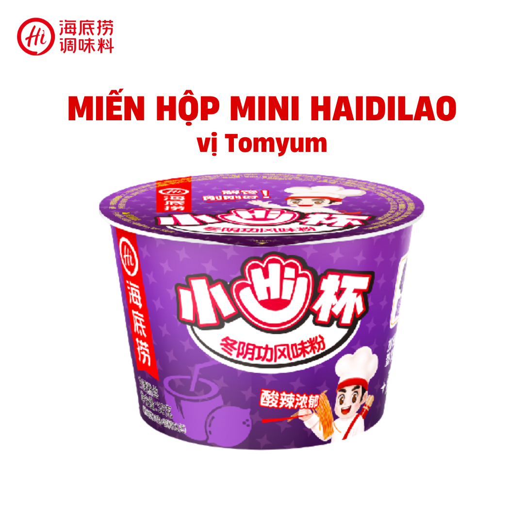 Miến Mini Haidilao - Đủ Vị Thơm Ngon ( Thùng 24 Hộp )