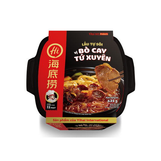 LẨU TỰ SÔI HAIDILAO VỊ BÒ CAY TỨ XUYÊN