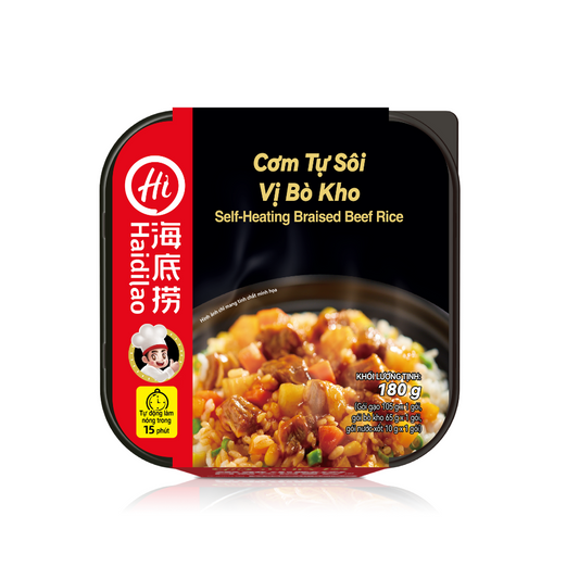 cơm tự sôi haidilao vị bò kho