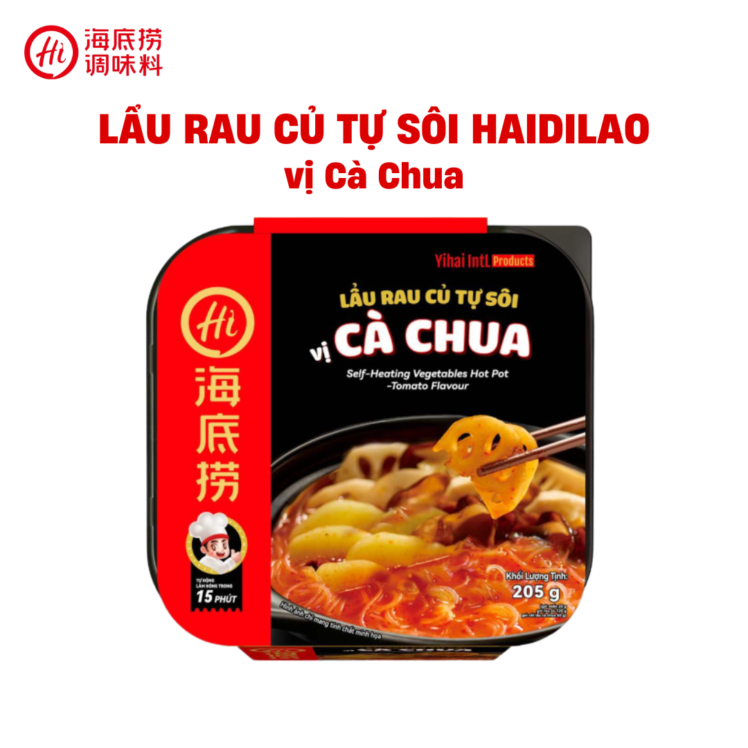 LẨU TỰ SÔI HAIDILAO VỊ RAU CỦ CÀ CHUA ( THÙNG 18 HỘP)
