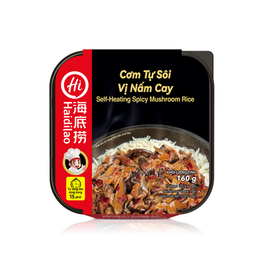 cơm tự sôi haidilao vị nấm cay