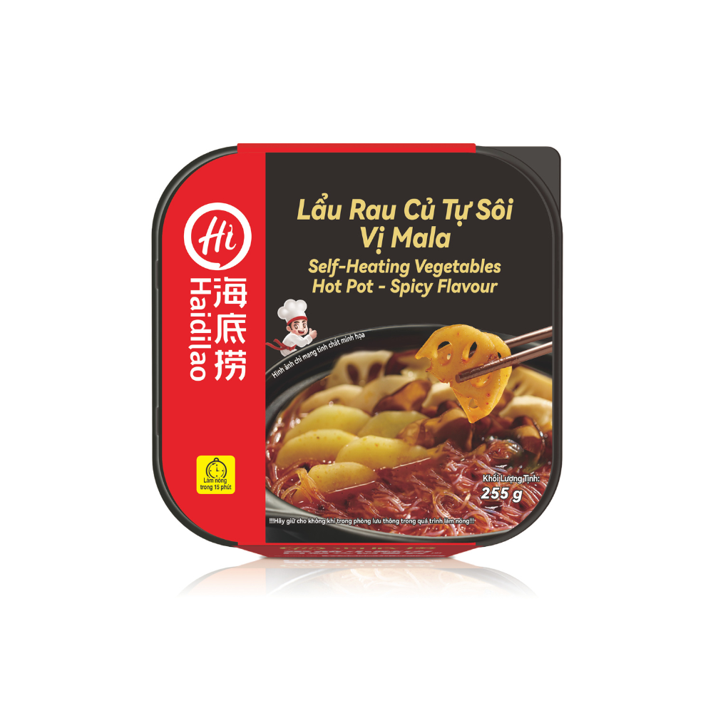 LẨU TỰ SÔI HAIDILAO VỊ RAU CỦ MALA