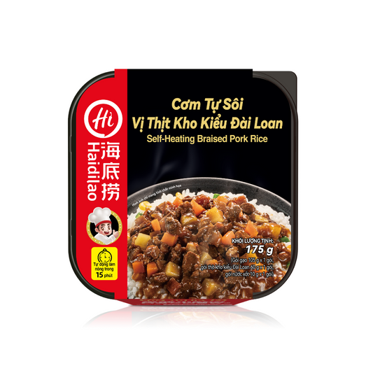 cơm tự sôi haidilao vị thịt kho kiểu đài loan