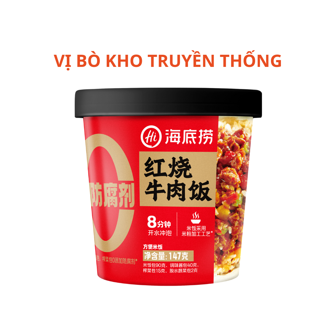 Cơm trộn vị bò kho truyền thống