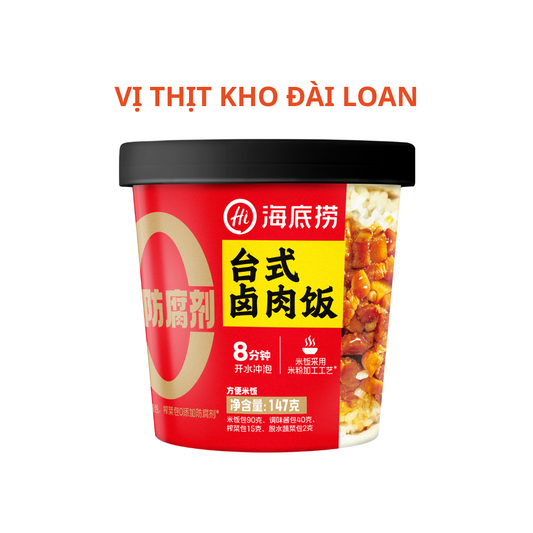 Cơm trộn vị thịt kho Đài Loan
